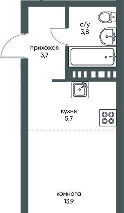 квартира г Новосибирск р-н Дзержинский Золотая Нива ул Коминтерна 1с фото 1