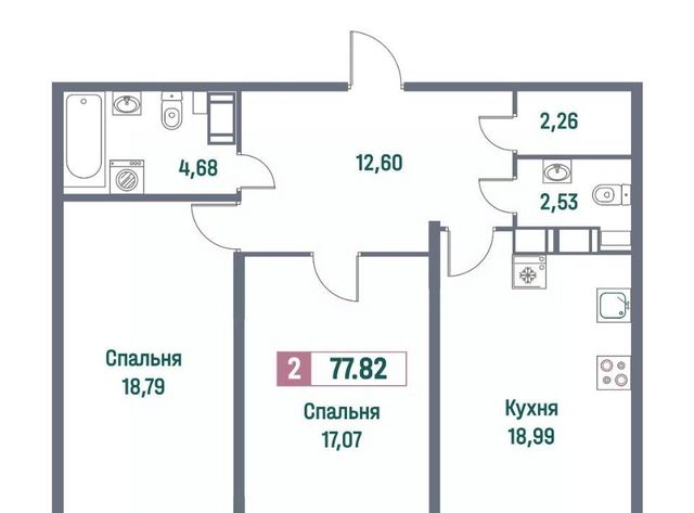 р-н Всеволожский г Мурино пр-кт Ручьевский 1/24 Девяткино фото