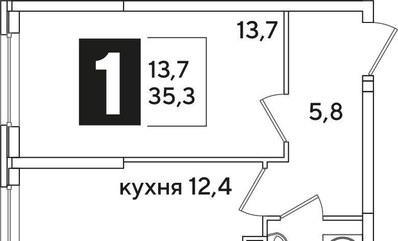 квартира г Краснодар р-н Прикубанский ул Западный Обход 39/2 7 ЖК Самолёт-6 фото 2