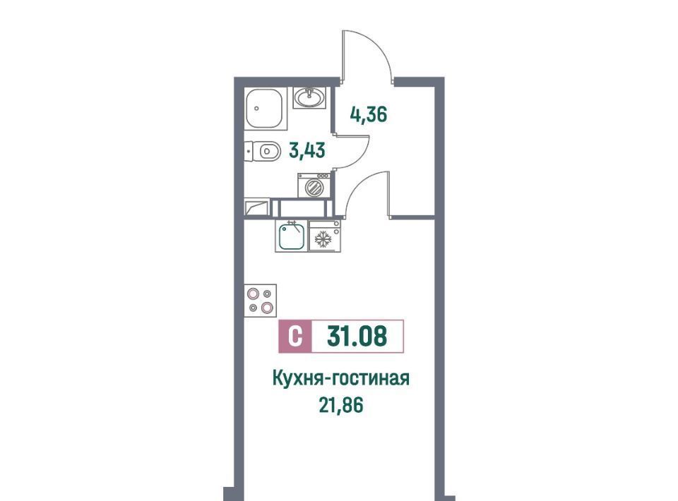 квартира р-н Всеволожский г Мурино ЖК «Фотограф» Девяткино фото 1