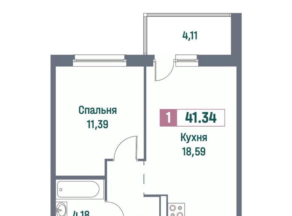 квартира р-н Всеволожский г Мурино ЖК «Фотограф» Девяткино фото 1