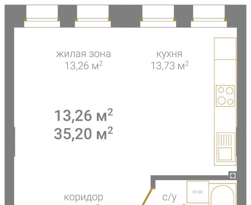 квартира г Нижний Новгород Горьковская ул Барминская фото 2