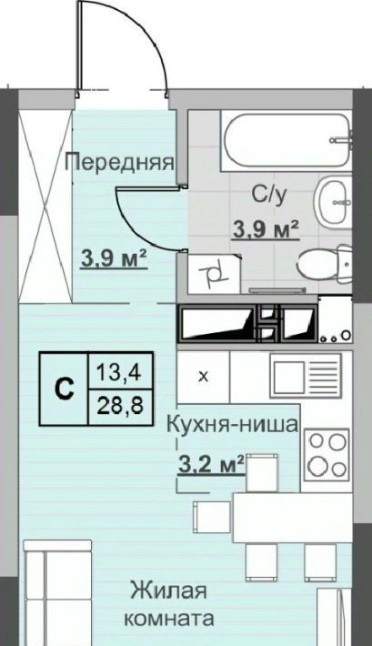 квартира г Ижевск р-н Первомайский ул Ухтомского фото 1