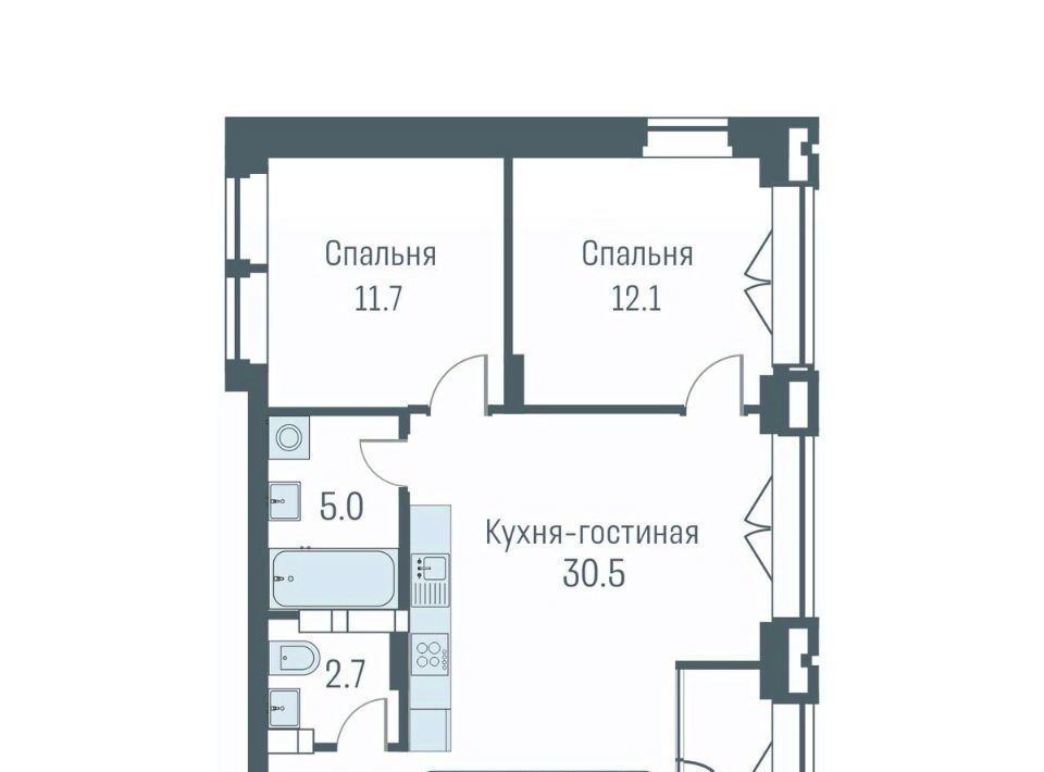 квартира г Новосибирск Студенческая ул Немировича-Данченко 145с/1 фото 1