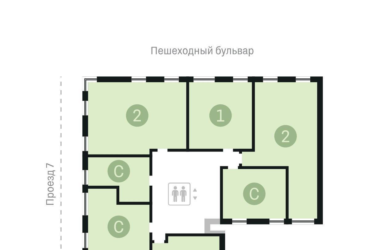 квартира г Екатеринбург Чкаловская ЖК Брусника в Академическом фото 12