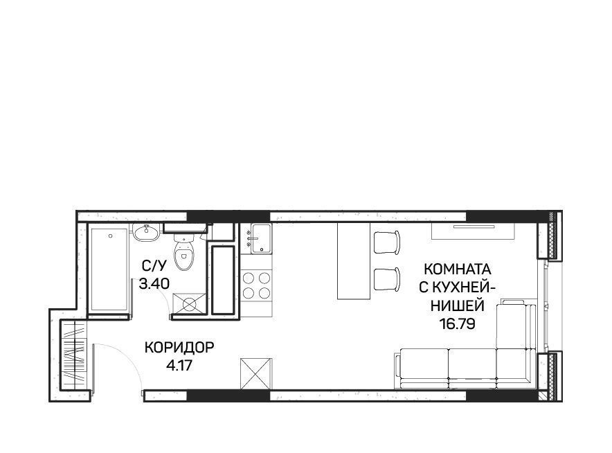 квартира г Москва метро Медведково ул Корнейчука 27с/7 район Бибирево, Бибирево фото 1