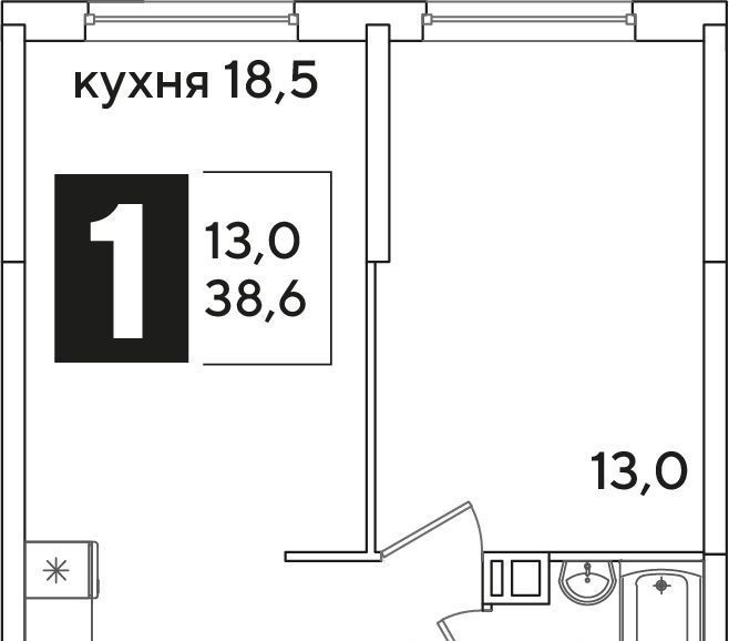 квартира г Краснодар р-н Прикубанский ЖК Самолёт-6 фото 2