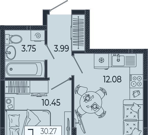 квартира г Краснодар р-н Прикубанский мкр Россинского фото 1