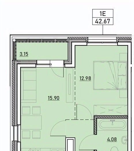 квартира г Иркутск р-н Ленинский ЖК Zenith фото 1