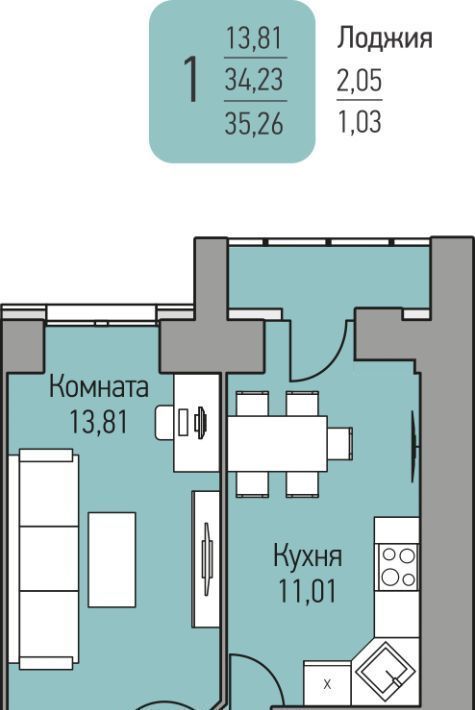 квартира р-н Кирово-Чепецкий д Шутовщина ул Советская Федяковское с пос фото 1