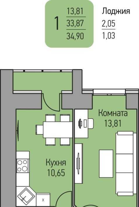 квартира р-н Кирово-Чепецкий д Шутовщина ул Советская Федяковское с пос фото 1