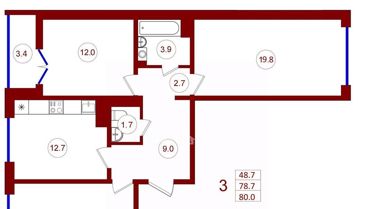 квартира г Воронеж р-н Центральный ул Загоровского 13к/2 фото 1