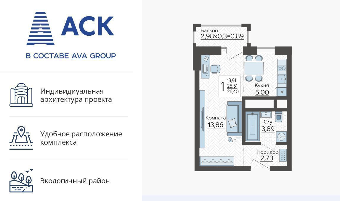 квартира г Краснодар р-н Прикубанский ул 3-я Трудовая 1/7 фото 1