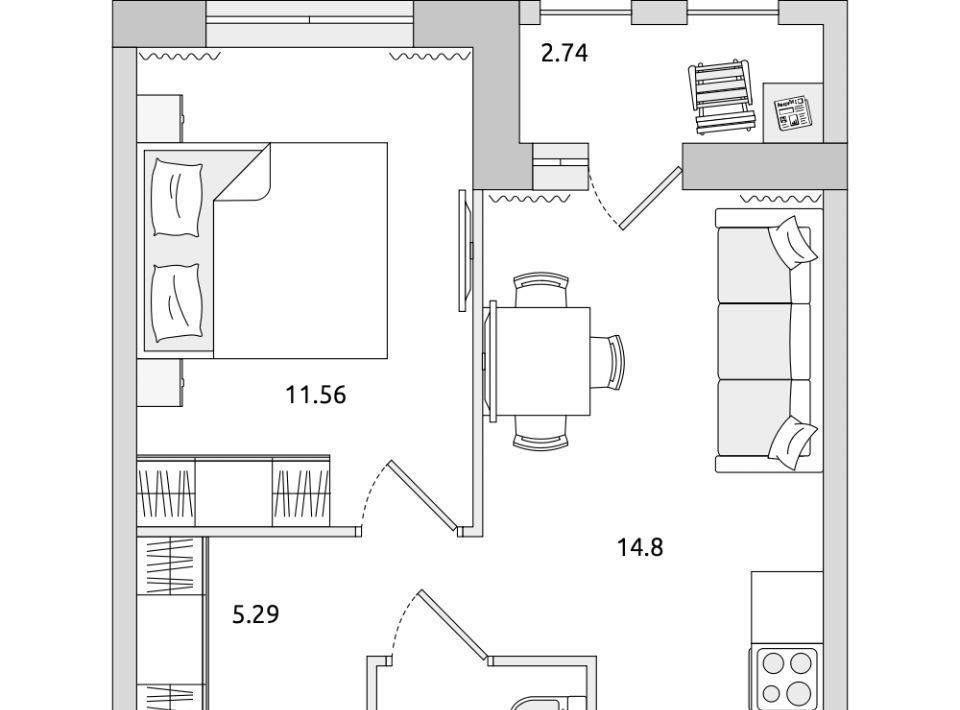 квартира р-н Всеволожский г Мурино ул Шоссе в Лаврики 53к/1 Девяткино фото 1