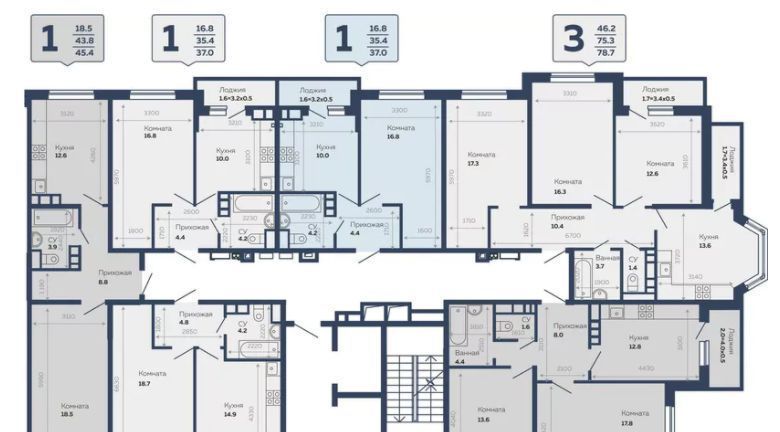 квартира г Краснодар р-н Прикубанский ул Героев-Разведчиков 11/3 фото 2