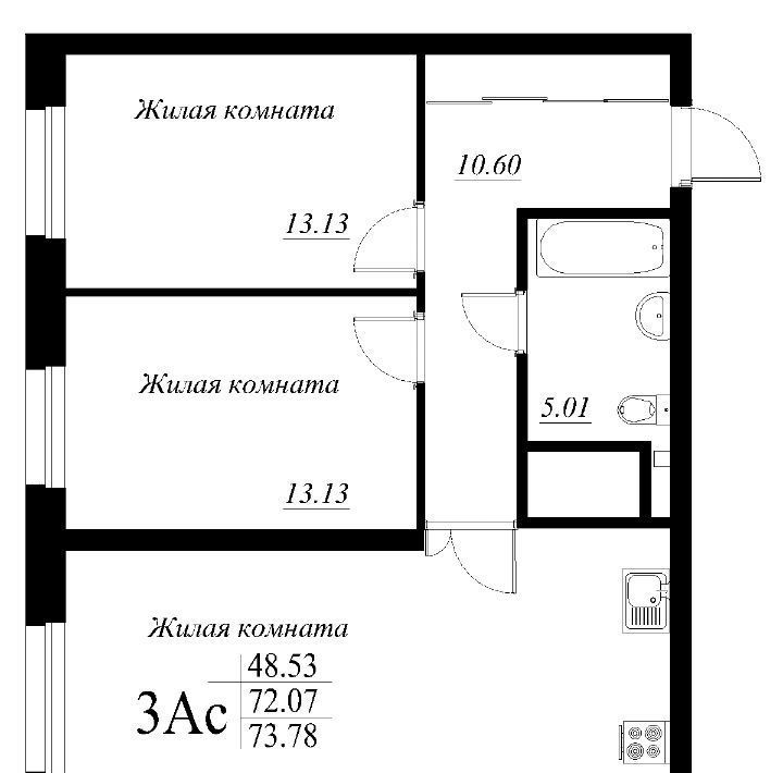 квартира г Казань метро Горки ул Родины 12 фото 1