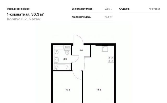 г Москва п Филимонковское д Середнево ЖК Середневский Лес 3/2 Филатов Луг фото