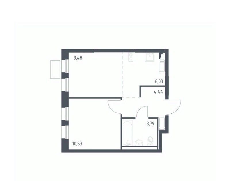 квартира г Видное ЖК Горки Парк к 4. 2, Зябликово фото 1