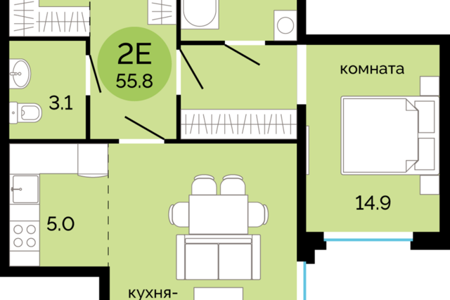 р-н Свердловский Крохалева дом 5к/5 фото