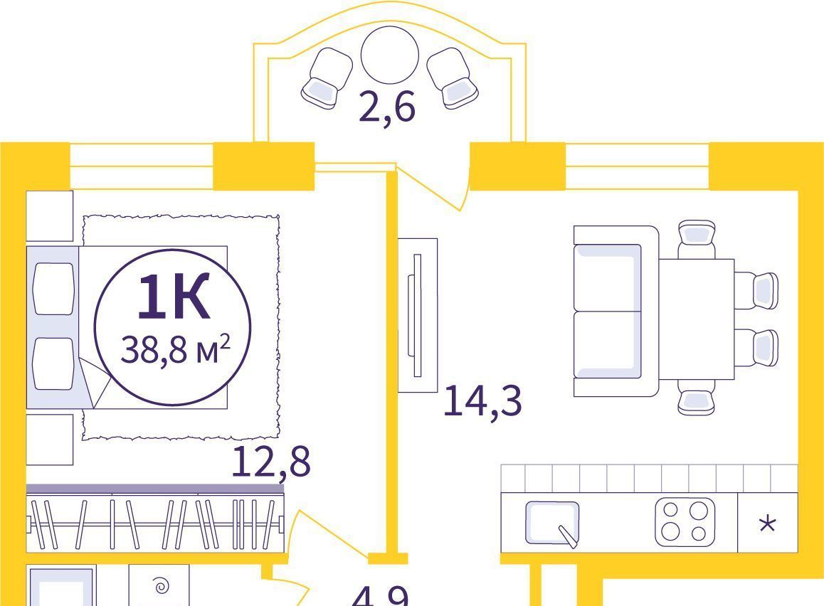 квартира г Екатеринбург Уралмаш ул. 22-го Партсъезда, 3 фото 1