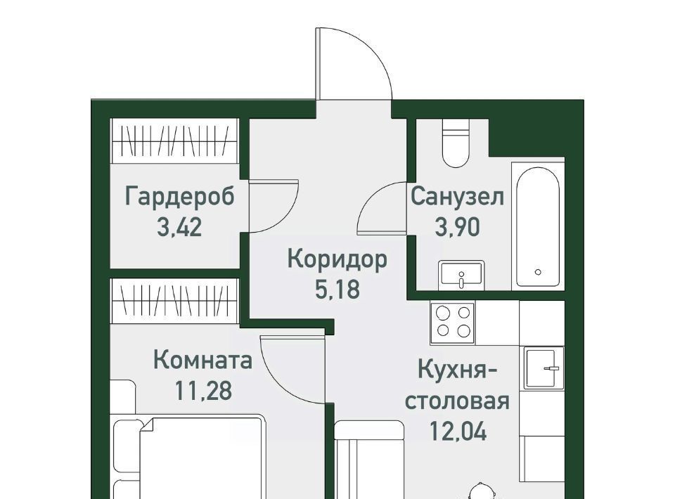 квартира р-н Сосновский п Западный р-н мкр Привилегия фото 1