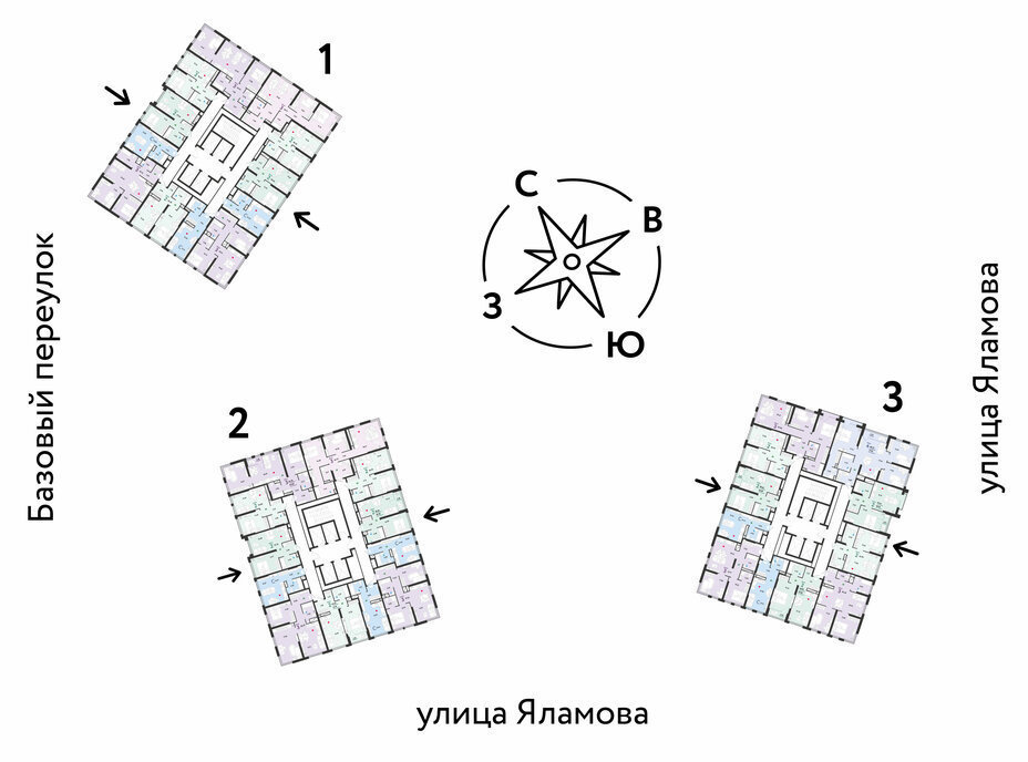 квартира г Екатеринбург р-н Октябрьский микрорайон Сибирский Ботаническая ЖК «Сибирский сад» Сад фото 2