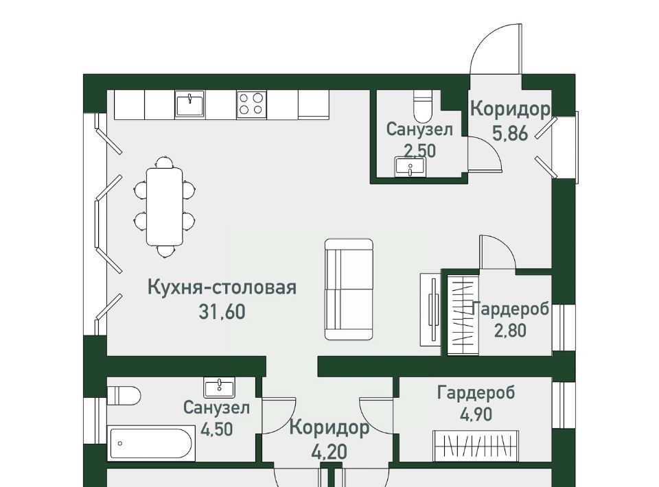 квартира р-н Сосновский п Западный р-н мкр Привилегия Кременкульское с/пос фото 1