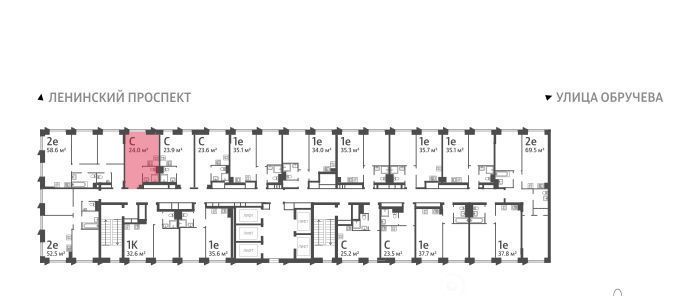 квартира г Москва метро Калужская ул Профсоюзная 84 40-й кв-л, Обручева 30 жилой комплекс, к 1 фото 1