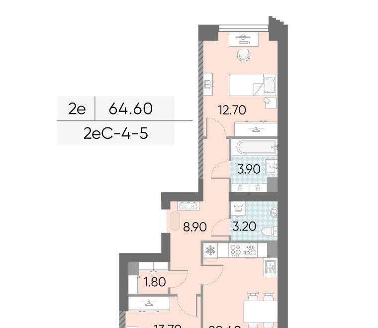 квартира г Москва метро Калужская ул Профсоюзная 84 40-й кв-л, Обручева 30 жилой комплекс, к 1 фото 2