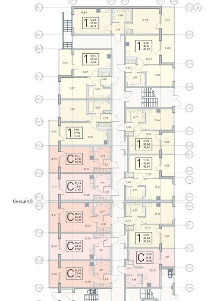 квартира г Санкт-Петербург метро Проспект Ветеранов пр-кт Будённого 26к/4 фото 2