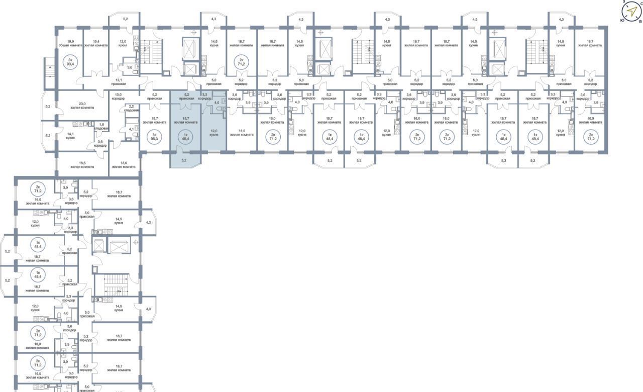 квартира г Нефтеюганск мкр 17-й 11/2 фото 4