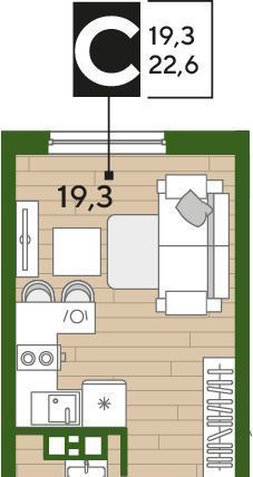 квартира г Краснодар р-н Прикубанский ул им. Анны Ахматовой фото 3