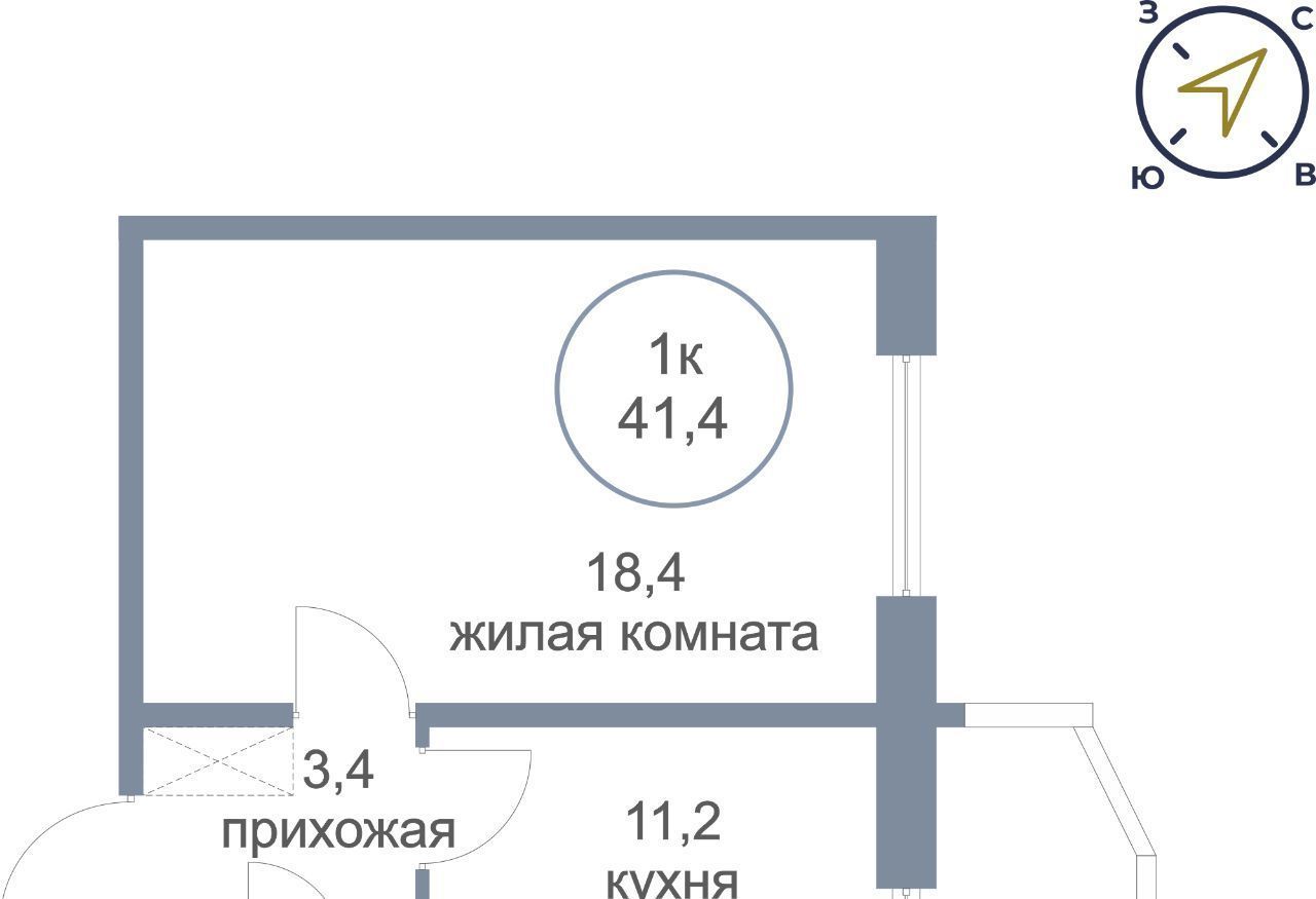 квартира г Сургут ул Александра Усольцева 2 36-й фото 1