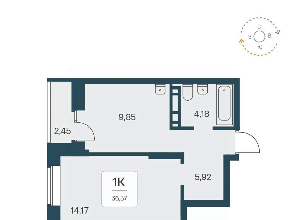 квартира г Новосибирск Заельцовская ул Игарская 19/3 фото 1