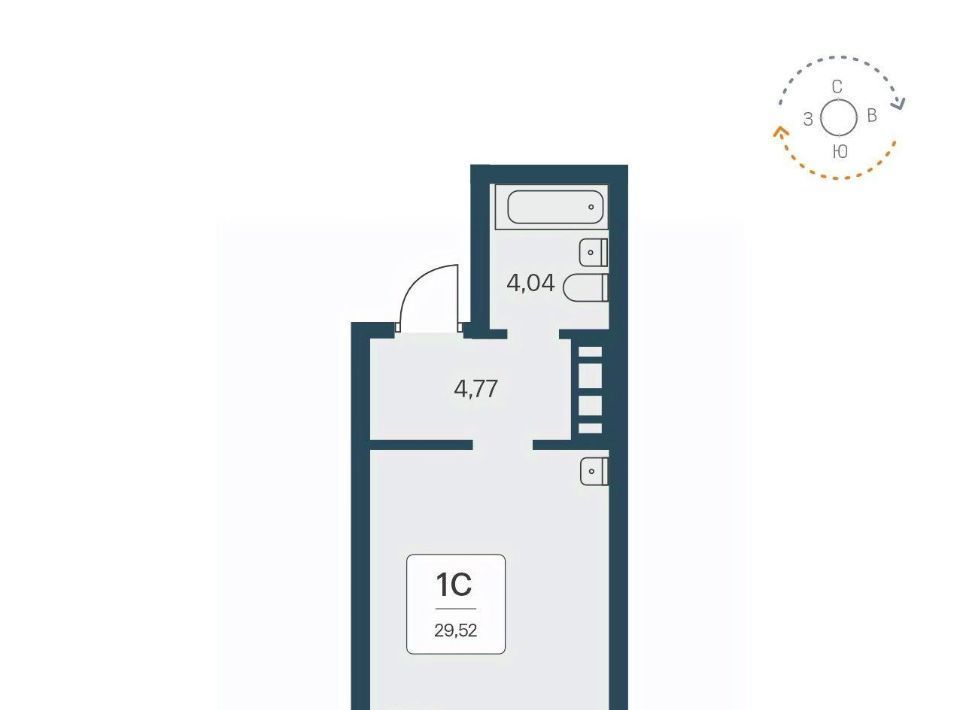 квартира г Новосибирск Заельцовская ул Игарская 19/3 фото 1