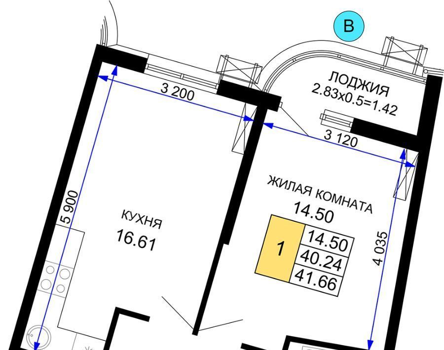 квартира г Краснодар р-н Центральный ул Воронежская 47/11 ЖК Фонтаны фото 1