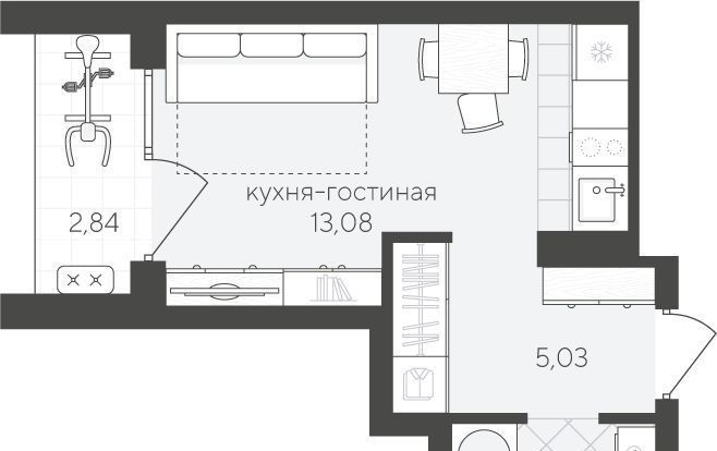 квартира г Тюмень р-н Ленинский ЖК «Скандиа. Квартал у озера» Ново-Гилевский жилрайон фото 1