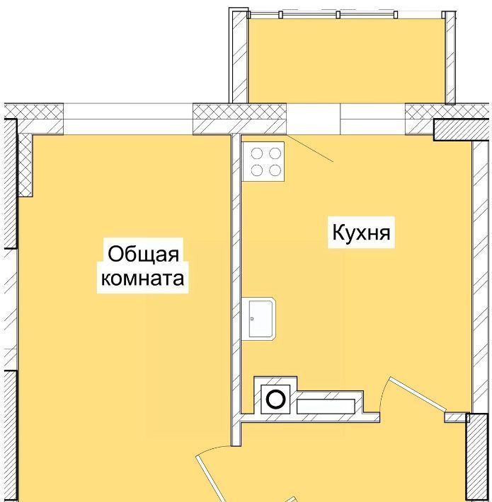 квартира г Якутск ЖК «Атмосфера» фото 1