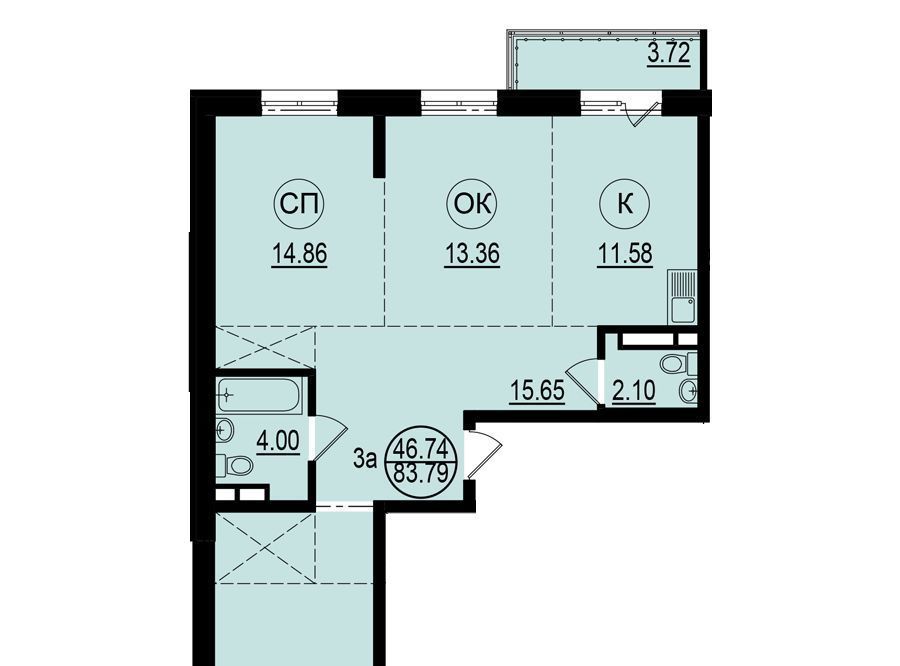 квартира р-н Иркутский п Молодежный ул Березовая 15/2 фото 1