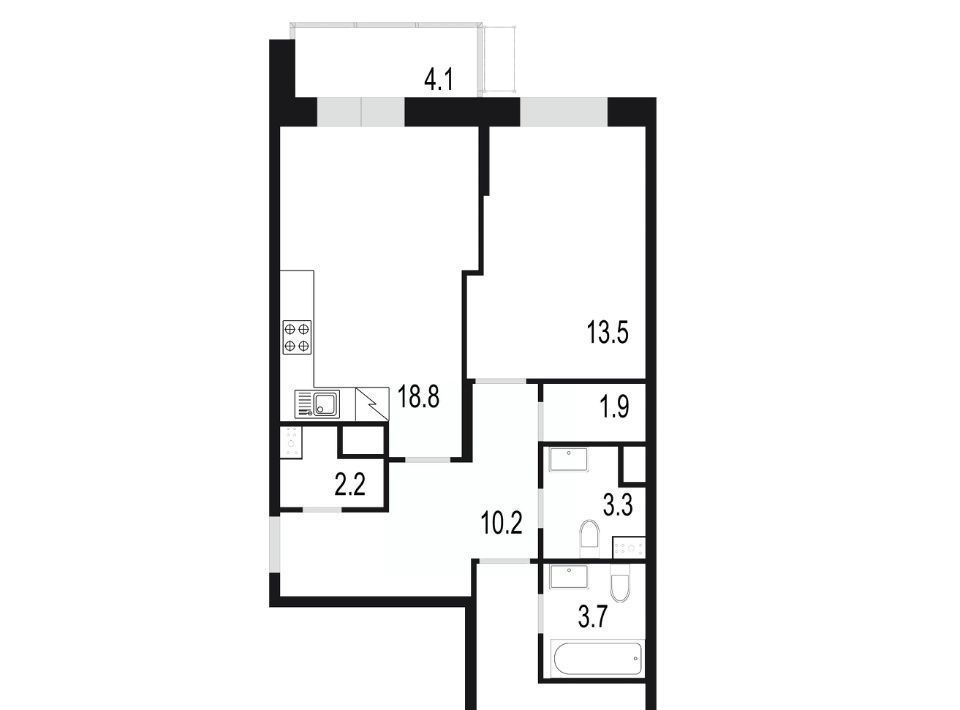 квартира г Одинцово ул Сосновая 42 ЖК «Союзный» Одинцово фото 1