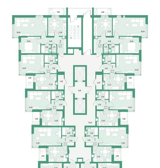 квартира г Саратов р-н Кировский Солнечный 2 пр-кт Героев Отечества 5а ДОХЛЫХ Н БОЛЬШЕ 250 000 НА СВО фото 3