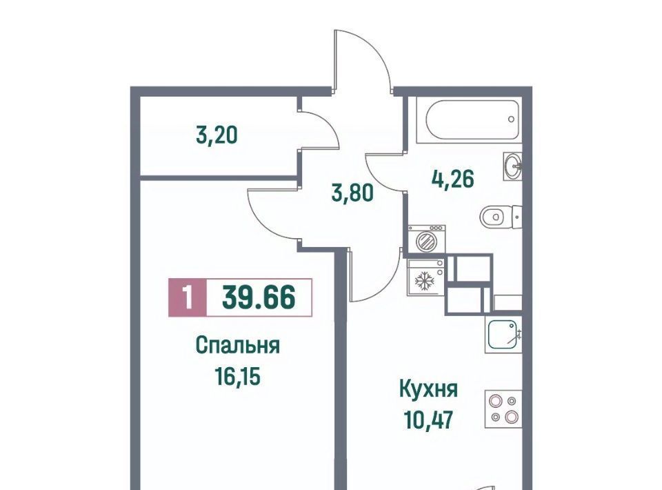 квартира р-н Всеволожский г Мурино пр-кт Ручьевский 1/24 Девяткино фото 1