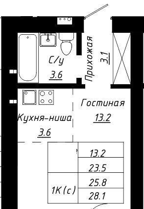 квартира г Барнаул р-н Индустриальный ЖК Колумб фото 1