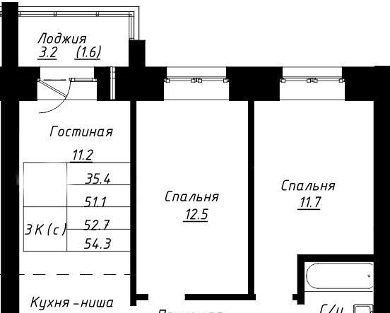 квартира г Барнаул р-н Индустриальный ЖК Колумб фото 1