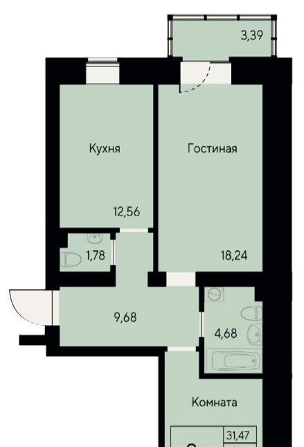 квартира г Красноярск р-н Октябрьский ул Елены Стасовой фото 1