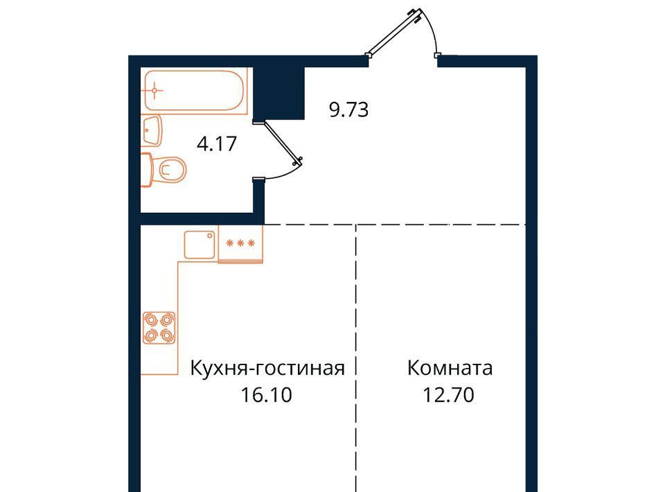 квартира г Иркутск р-н Октябрьский ул Юрия Левитанского 4 фото 2