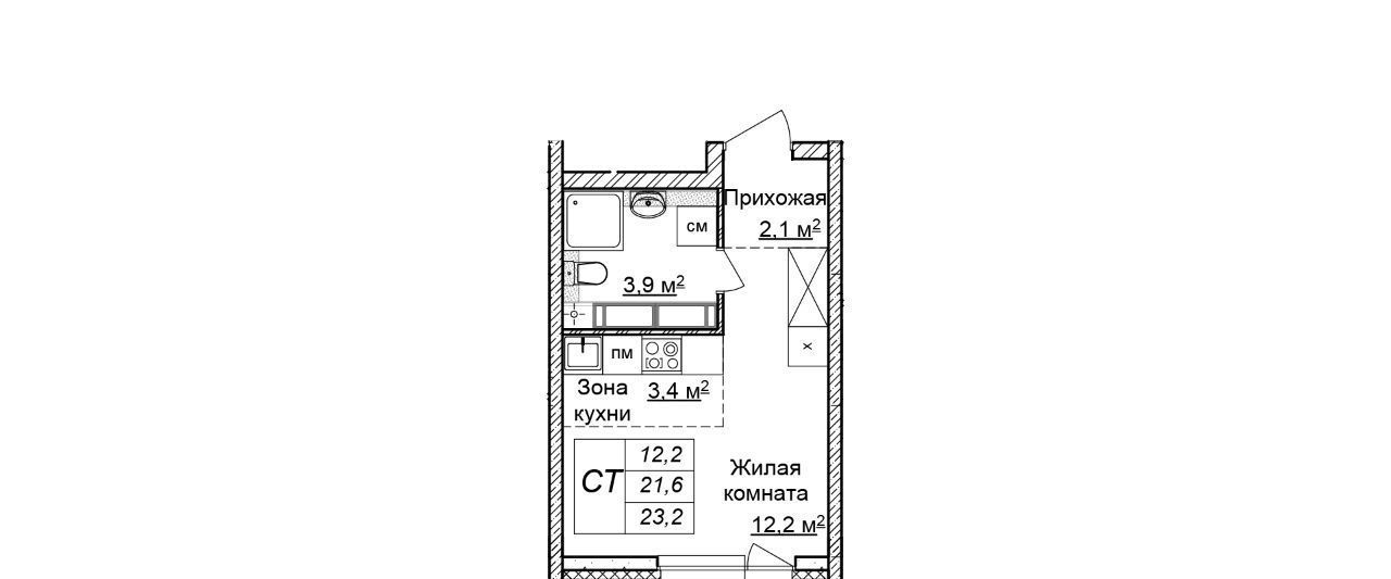 квартира г Нижний Новгород Горьковская ЖК «Новая Кузнечиха» 4 фото 1