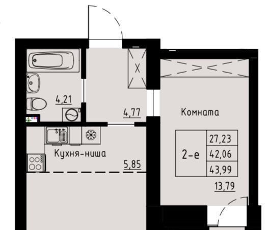 квартира г Красноярск р-н Октябрьский ул Елены Стасовой фото 1