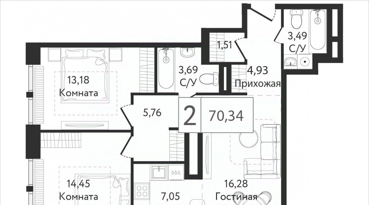 квартира г Москва метро Технопарк ЖК Дрим Тауэрс фото 1