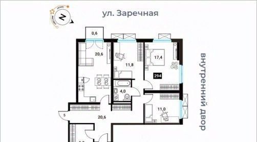 квартира г Москва метро Фили ул Большая Филёвская 3к/4 фото 1